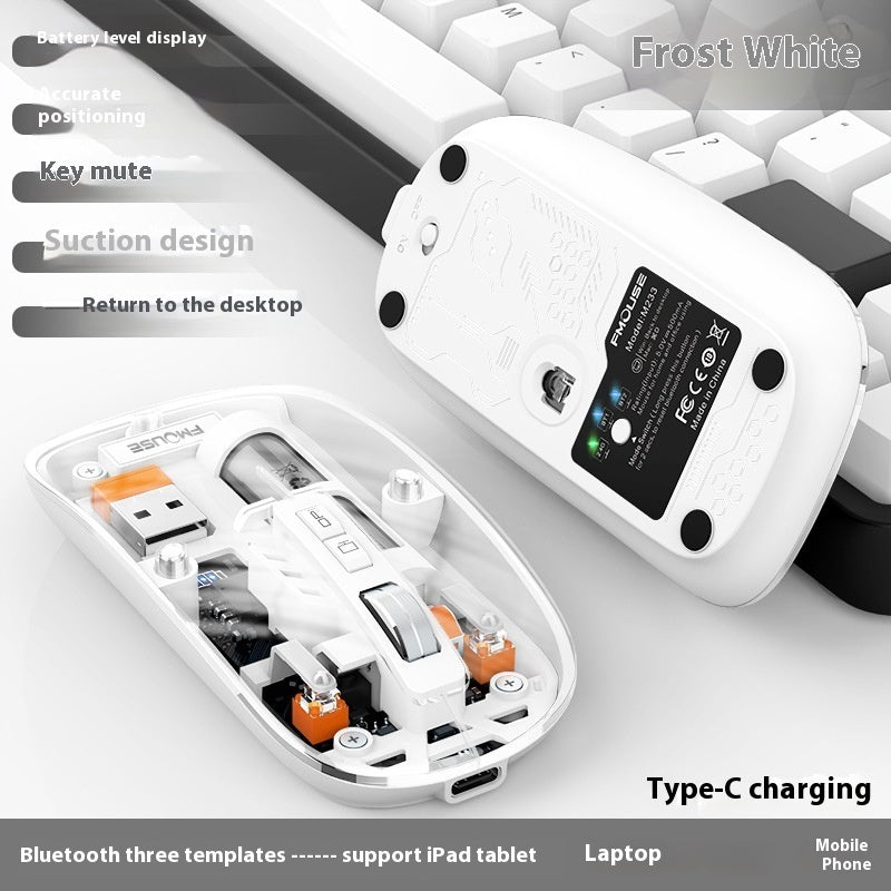 Transparent Wireless Office Mouse