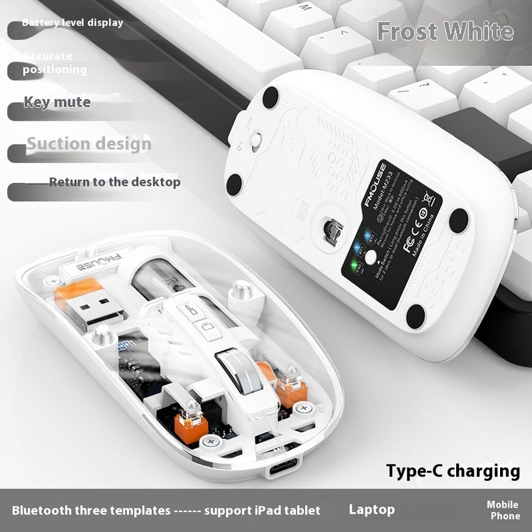 Transparent Wireless Office Mouse