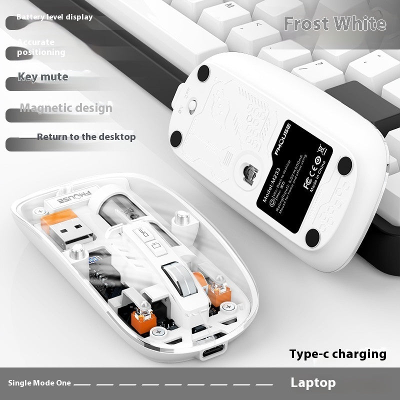 Transparent Wireless Office Mouse